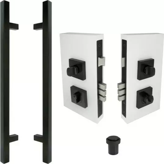 25mm Sq 600mm Pull + Lock + Stop Combo Set 25mm Sq 600mm Pull + Lock + Stop Combo Set
