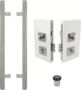 25mm Sq 600mm Pull + Lock + Stop Combo Set - PC
