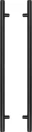 900mm B2B Handle Set - 32mm Rnd - BLK