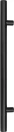 600mm FF Single Pull - 32mm Rnd - BLK