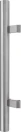 Round Offset - 450mm FF Pull Handle - BLK