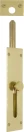 Reverse Barrel Bolt - 100mm - PB