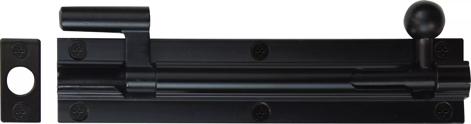 Necked Barrel Bolt - 150mm - BLK