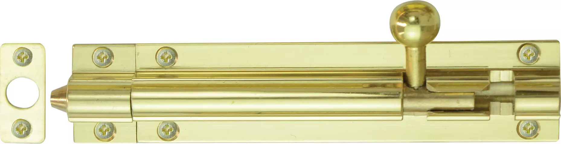 Straight Barrel Bolt - 100mm - PB