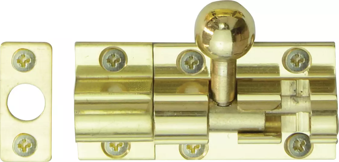 Straight Barrel Bolt - 35mm - PB