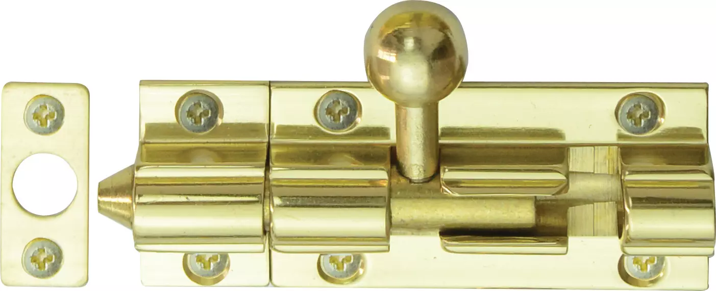 Straight Barrel Bolt - 50mm - PB