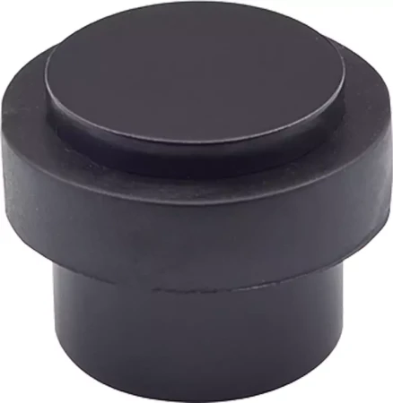 Floor Mount Door Stop - Round - 38mm - BLK