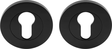 NIDO - Euro Escutcheon Pair - BLK