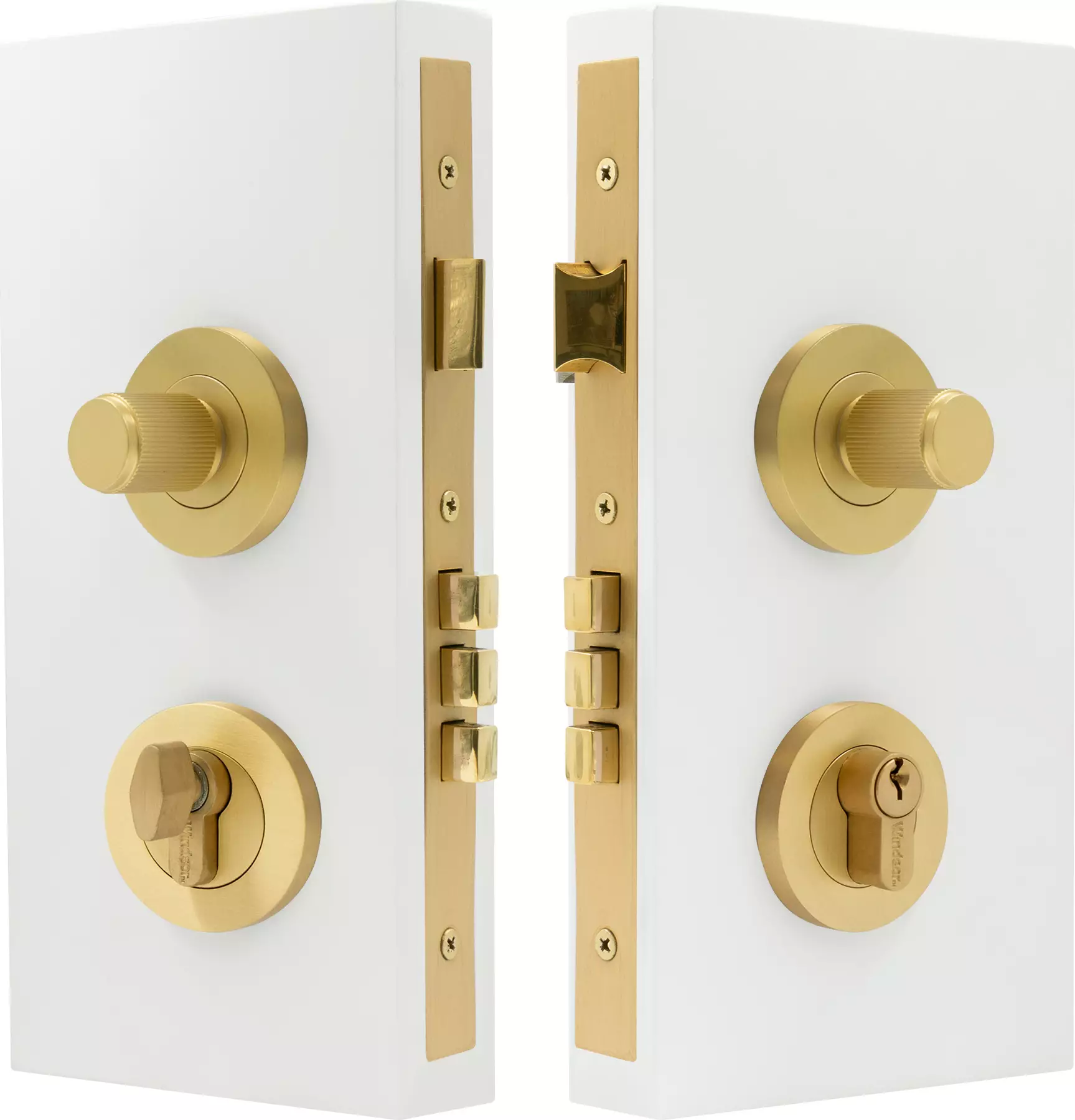 NIDO - Double Turn Lock Kit - Linear Knurl NIDO - Double Turn Lock Kit - Linear Knurl