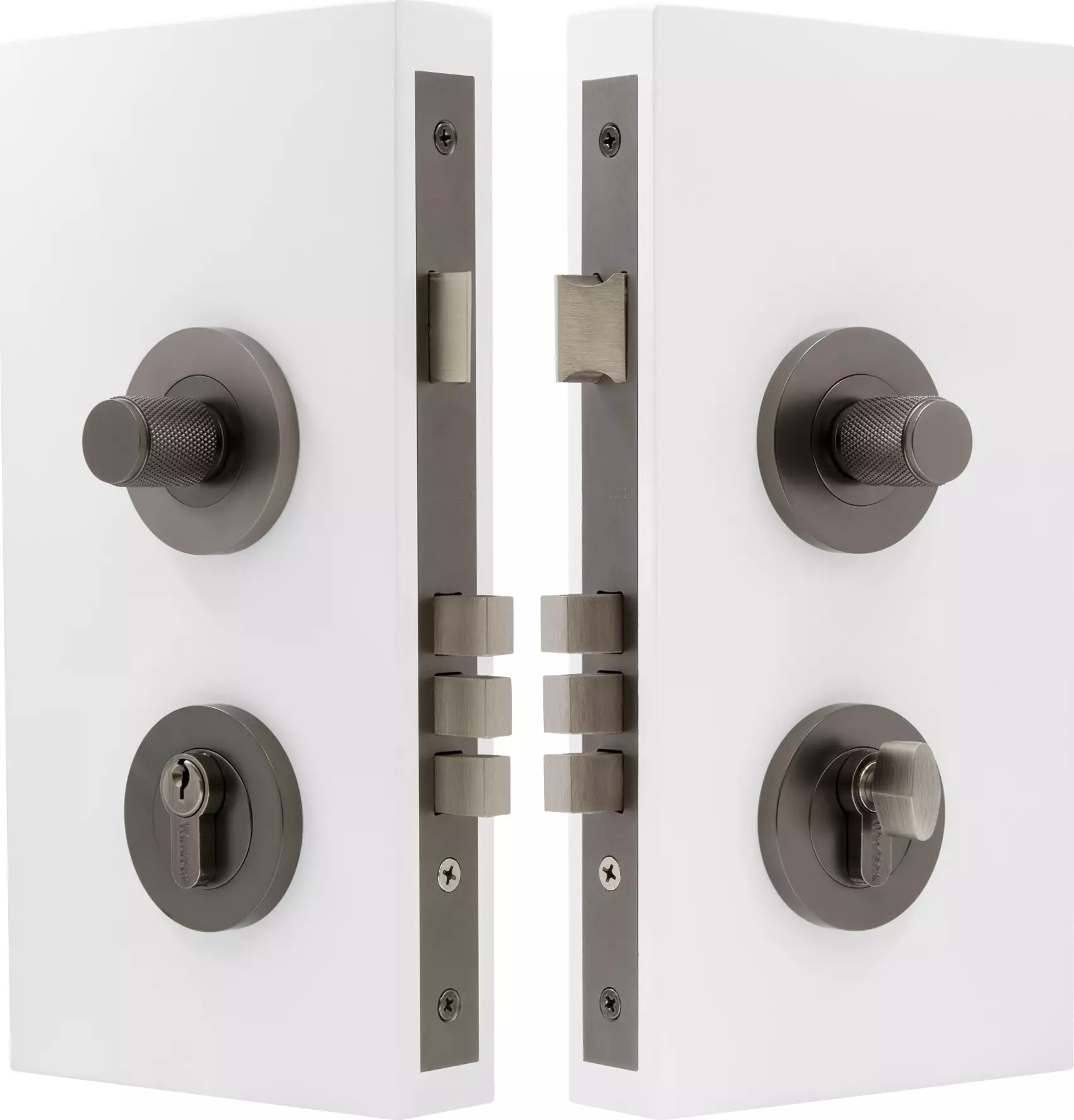 NIDO - Double Turn Lock Kit - Diamond Knurl - GN