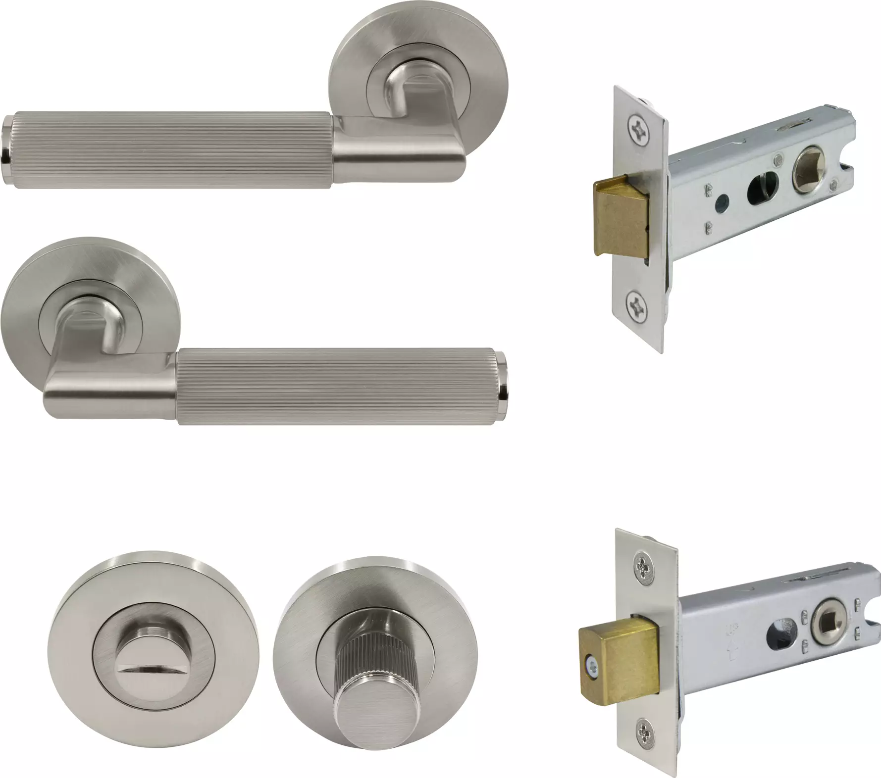 NIDO - Lumina Rose Privacy Set - Linear Knurl - BN