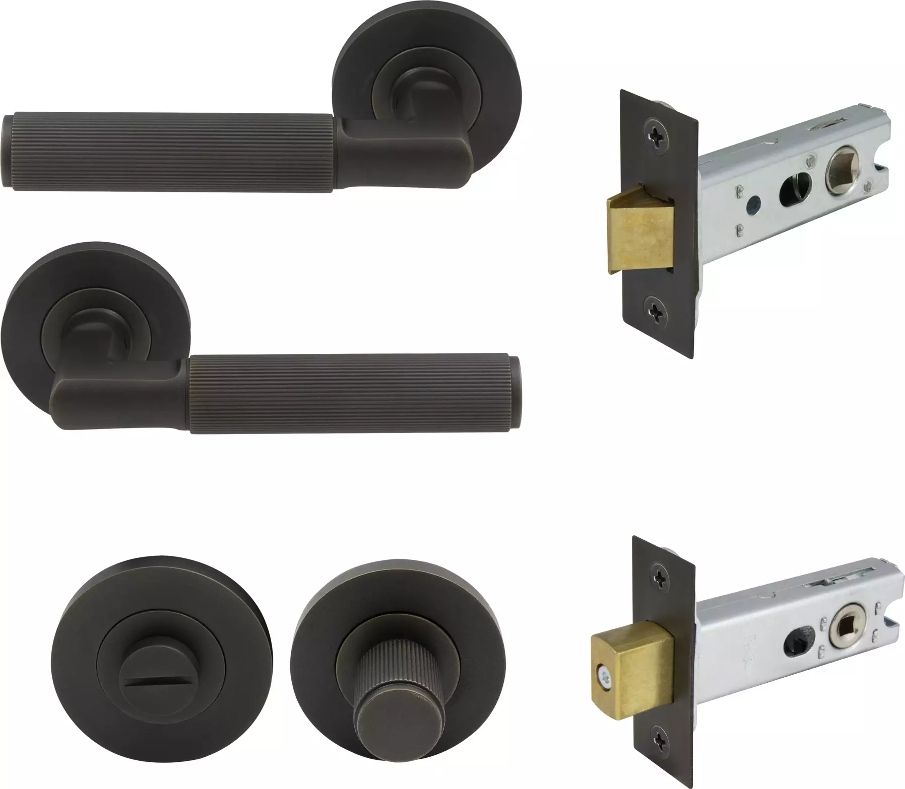 NIDO - Lumina Rose Privacy Set - Linear Knurl - DRB