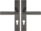 Lumina Longplate Euro Handles - Plain - GN