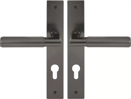 Lumina Longplate Euro Handles - Plain - GN