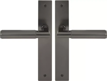 Lumina Longplate Lever Set - Plain - GN