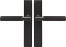 Lumina Longplate Lever Set - Linear Knurl - DRB