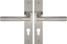 Lumina Longplate Euro Handles - Diamond Knurl   - BN