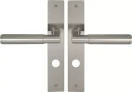 Lumina Longplate Privacy Handles - Plain - BN