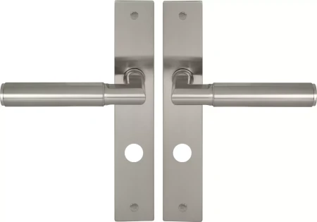 Lumina Longplate Privacy Handles - Plain - BN