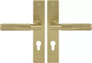 Lumina Longplate Euro Handles - Diamond Knurl   - MSB