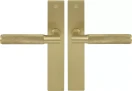 Lumina Longplate Lever Set - Diamond Knurl   - MSB