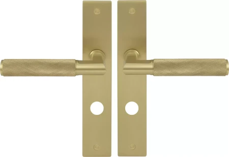 Lumina Longplate Privacy Handles - Diamond Knurl   - MSB
