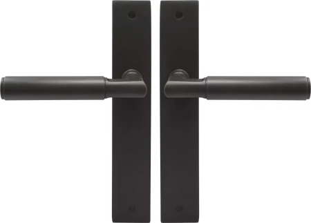 Lumina Longplate Lever Set - Plain - DRB