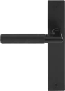 Lumina Longplate Dummy Lever RH - Diamond Knurl   - BLK