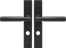 Lumina Longplate Privacy Handles - Plain - DRB