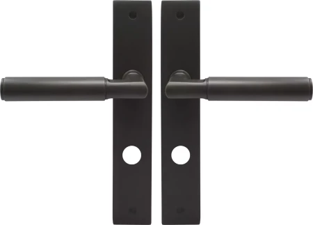Lumina Longplate Privacy Handles - Plain - DRB