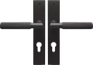 Lumina Longplate Euro Handles - Diamond Knurl   - DRB
