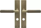 Lumina Longplate Privacy Handles - Diamond Knurl   - RB
