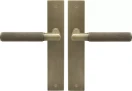 Lumina Longplate Lever Set - Diamond Knurl   - RB