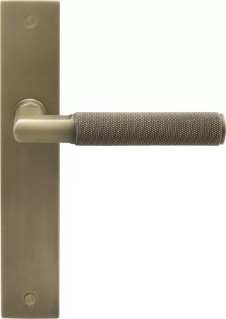 Lumina Longplate Dummy Lever LH - Diamond Knurl   - RB