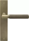 Lumina Longplate Dummy Lever LH - Diamond Knurl   - RB