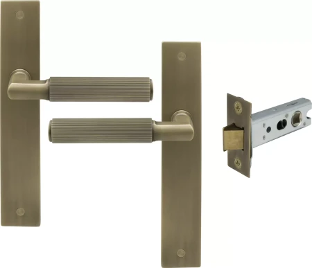 Lumina Longplate Passage Set - Linear Knurl - RB