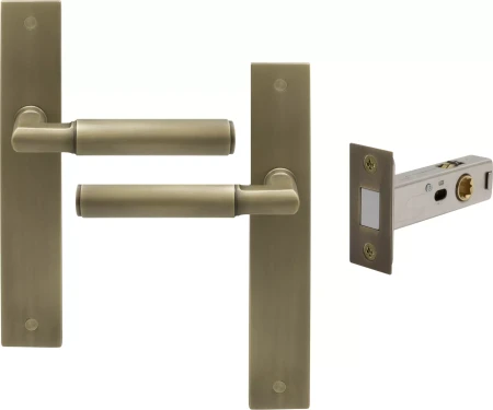 Lumina Longplate Passage Set - Magn. Latch - Plain - RB