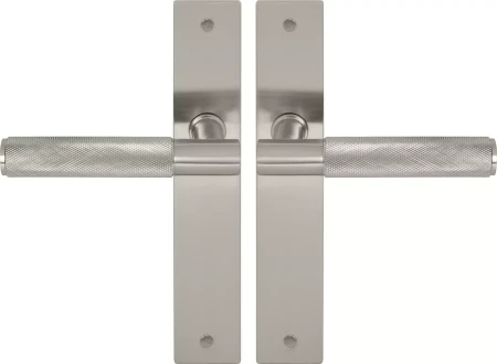 Verge Longplate Lever Set - Diamond Knurl - BN