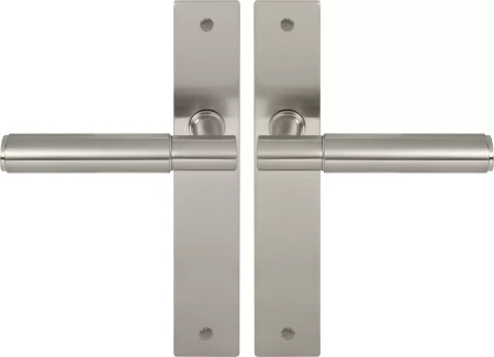 Verge Longplate Lever Set - Plain - BN