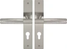 Verge Longplate Euro Handles - Diamond Knurl - BN