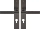 Verge Longplate Euro Handles - Diamond Knurl - GN