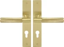 Verge Longplate Euro Handles - Diamond Knurl - MSB