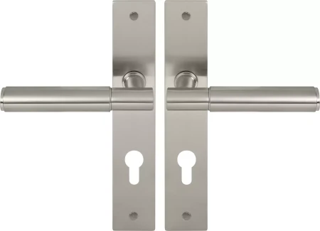 Verge Longplate Euro Handles - Plain - BN