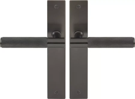 Verge Longplate Lever Set - Diamond Knurl - GN