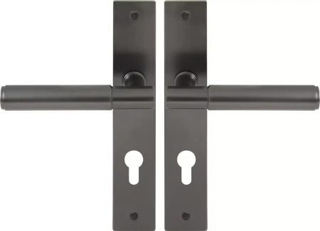 Verge Longplate Euro Handles - Plain - GN