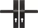 Verge Longplate Euro Handles - Linear Knurl - DRB