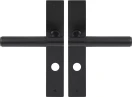 Verge Longplate Privacy Handles - Plain - BLK