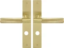 Verge Longplate Privacy Handles - Diamond Knurl - MSB