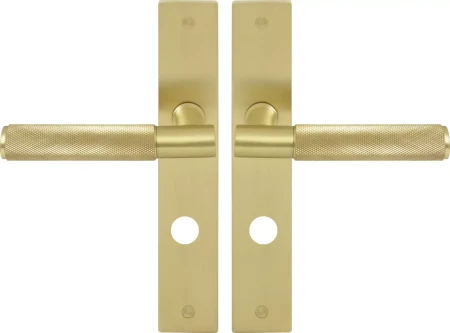 Verge Longplate Privacy Handles - Diamond Knurl - MSB