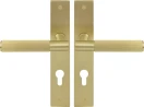 Verge Longplate Euro Handles - Linear Knurl - MSB